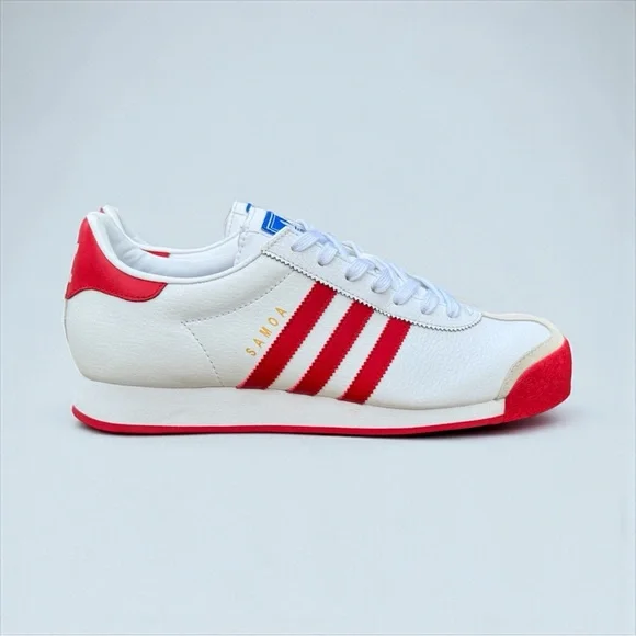 Adidas Samoa Men’s Sneakers – Size 12 – White/Red - Picture 2 of 7
